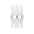 Kade Wall Light Nickel - Clear Glass